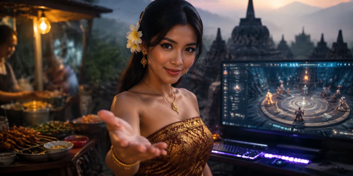 Model muda menikmati taruhan esports melalui platform bet di layar smartphone